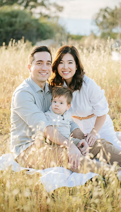 Palos Verdes RAT Beach Family Photos with One Year Old